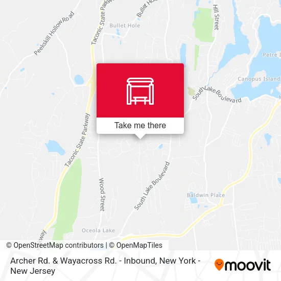 Mapa de Archer Rd. & Wayacross Rd. - Inbound