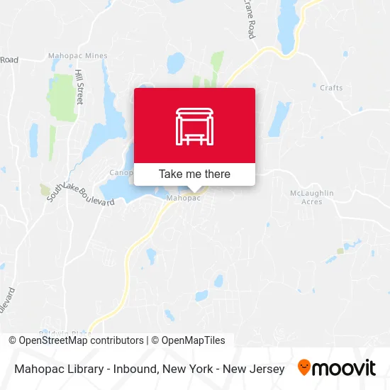 Mahopac Library - Inbound map