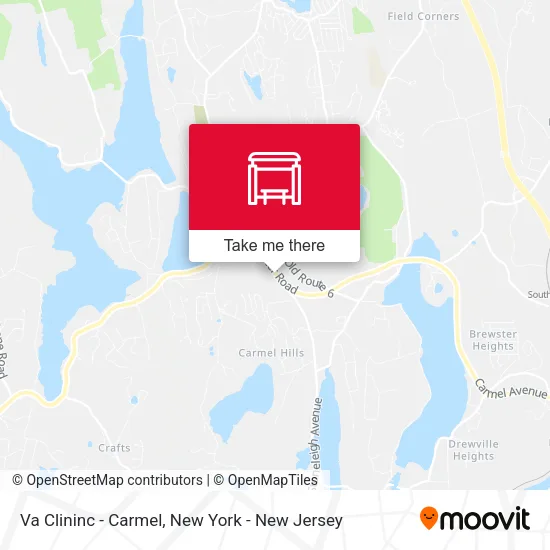 Va Clininc - Carmel map