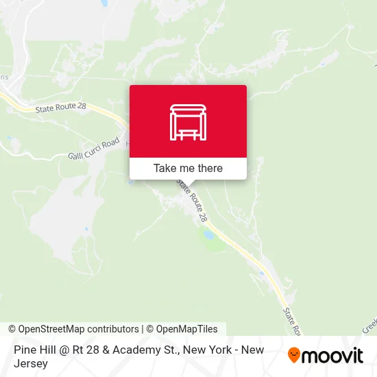 Pine Hill @ Rt 28 & Academy St. map