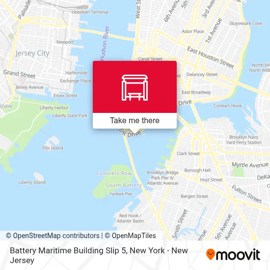 Battery Maritime Building Slip 5 map