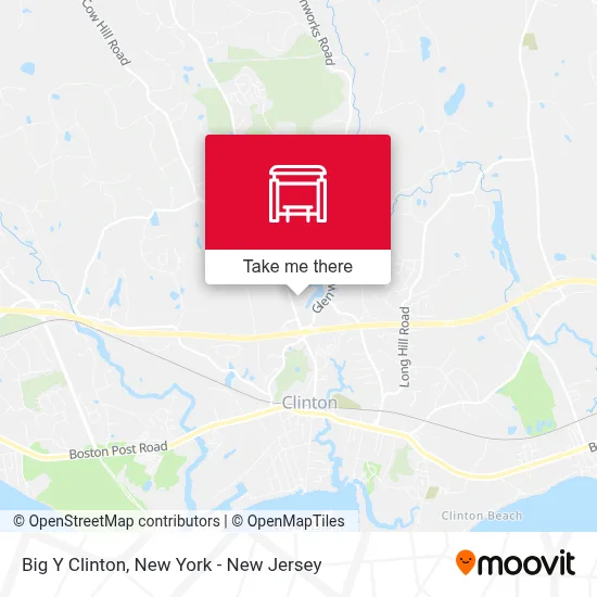 Big Y Clinton map