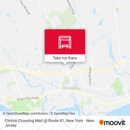Clinton Crossing Mall @ Route 81 map