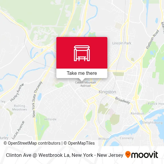 Clinton Ave @ Westbrook La map