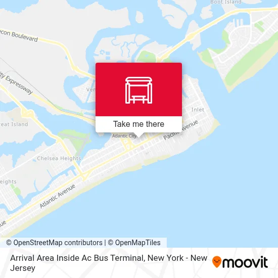 Arrival Area Inside Ac Bus Terminal map