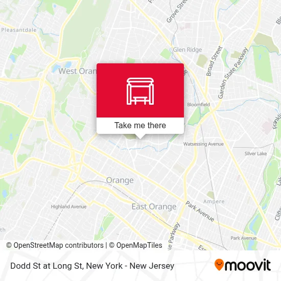 Dodd St at Long St map