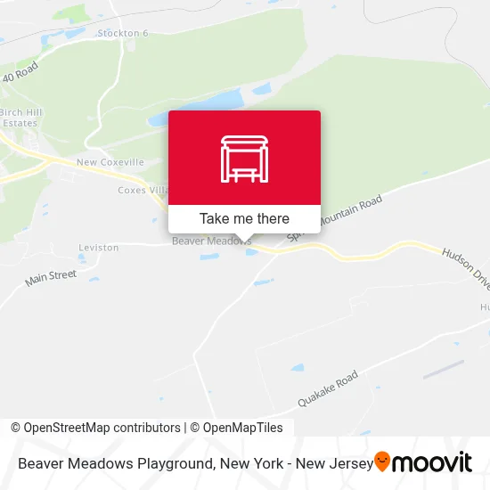 Beaver Meadows Playground map
