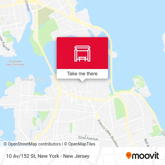 10 Av/152 St map