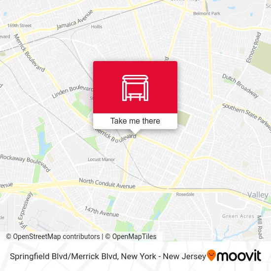 Springfield Blvd/Merrick Blvd map