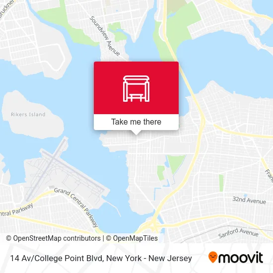 14 Av/College Point Blvd map
