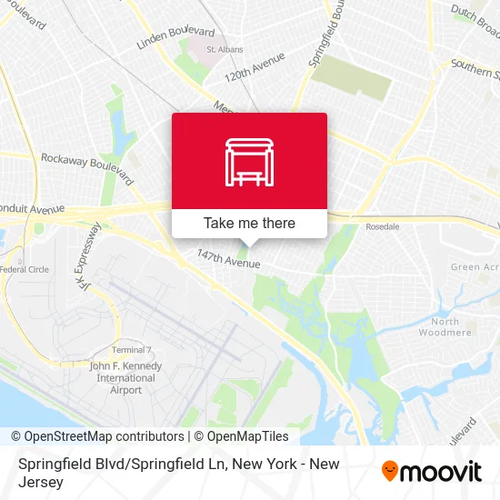 Springfield Blvd / Springfield Ln map