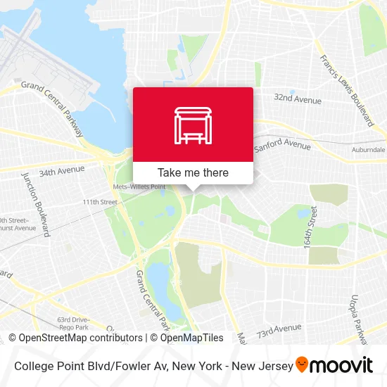 College Point Blvd/Fowler Av map