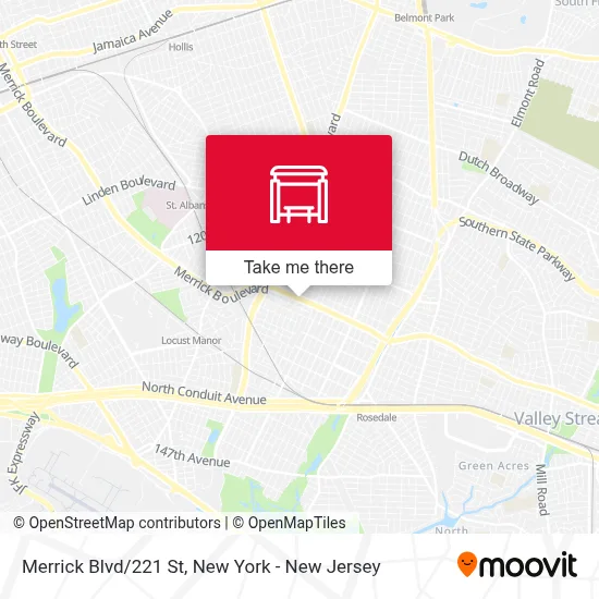 Merrick Blvd/221 St map