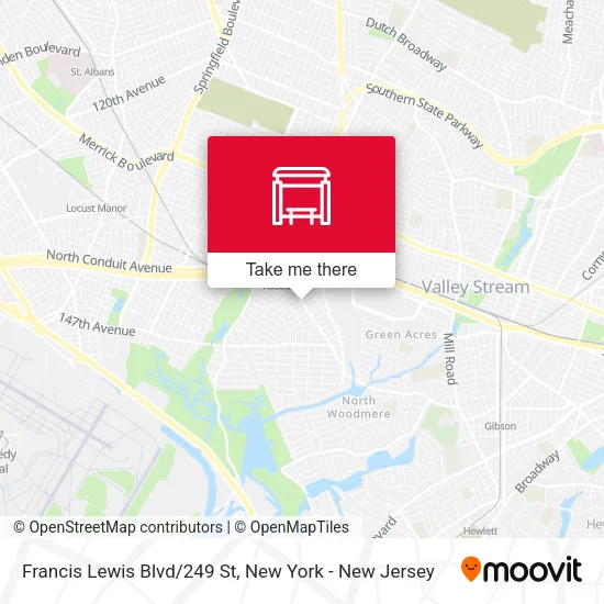 Francis Lewis Blvd/249 St map