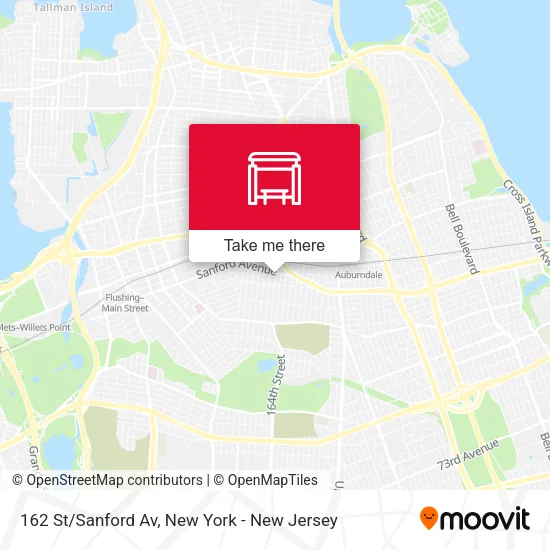 162 St/Sanford Av map