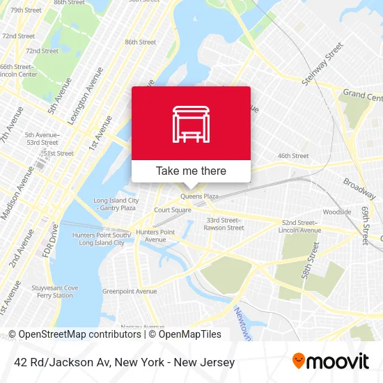 42 Rd/Jackson Av map