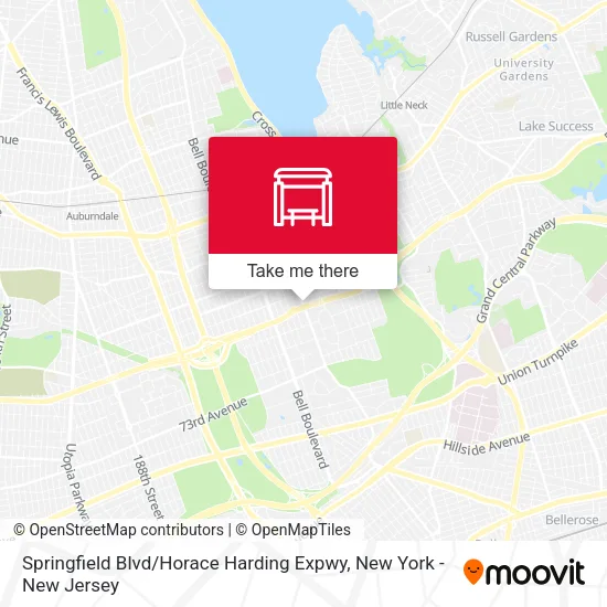 Mapa de Springfield Blvd / Horace Harding Expwy