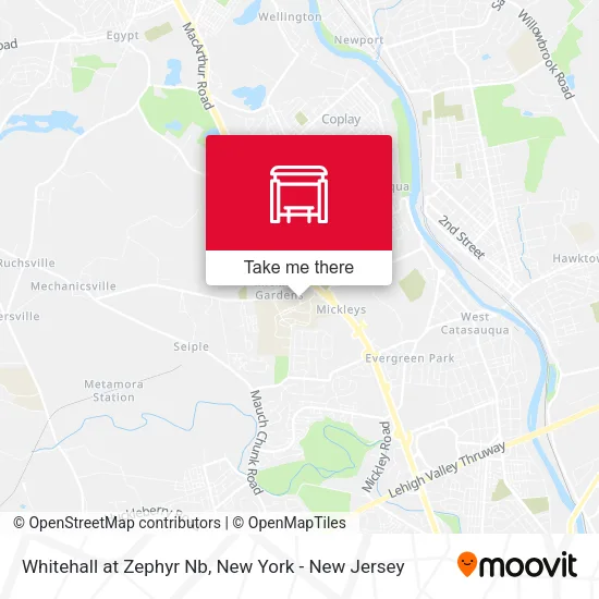 Whitehall at Zephyr Nb map