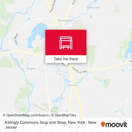 Killingly Commons Stop and Shop map