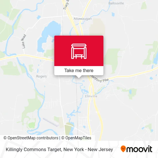 Killingly Commons Target map