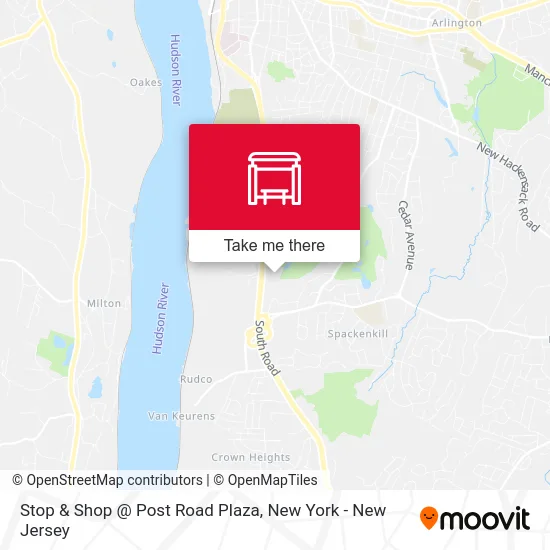Stop & Shop @ Post Road Plaza map