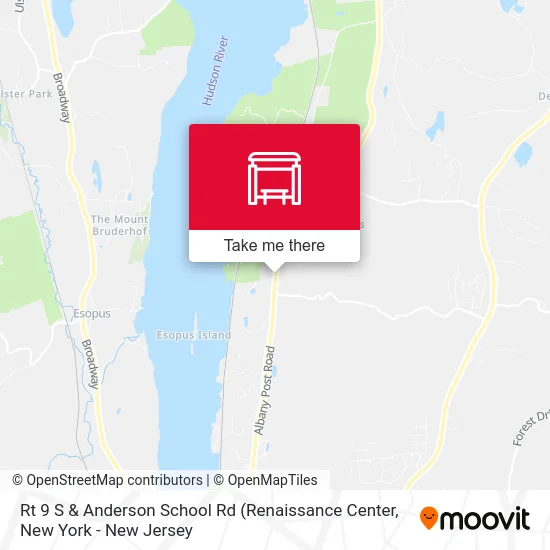 Rt 9 S & Anderson School Rd map
