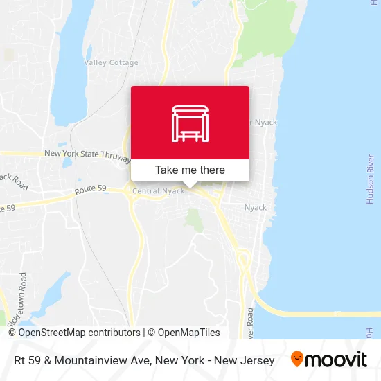 Rt 59 & Mountainview Ave map