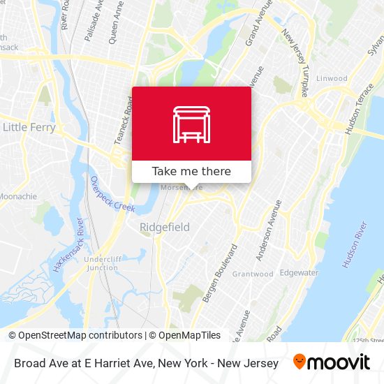 Mapa de Broad Ave at E Harriet Ave