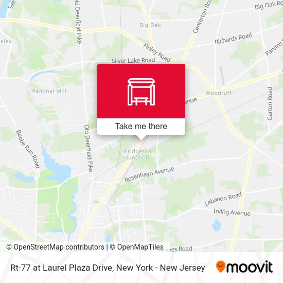 Rt-77 at Laurel Plaza Drive map