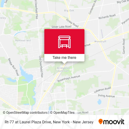 Rt-77 at Laurel Plaza Drive map