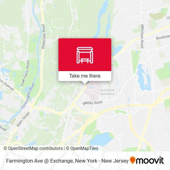 Farmington Ave @ Exchange map