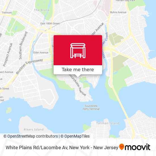 Mapa de White Plains Rd/Lacombe Av