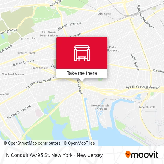 N Conduit Av/95 St map