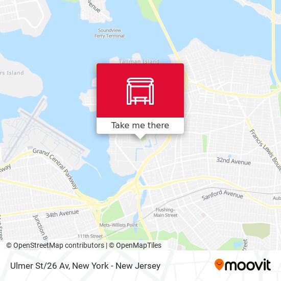 Mapa de Ulmer St/26 Av