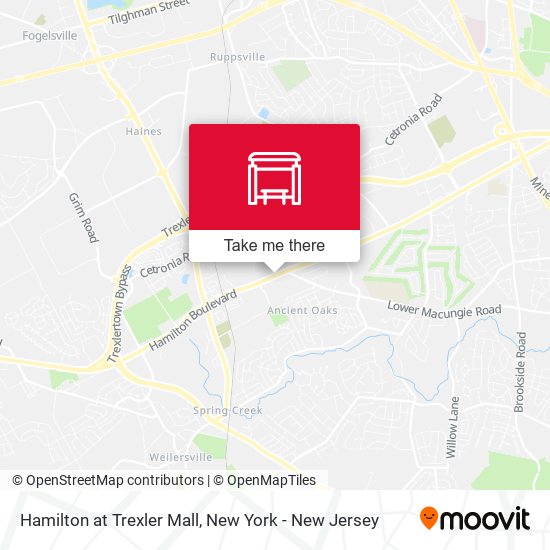 Mapa de Hamilton at Trexler Mall