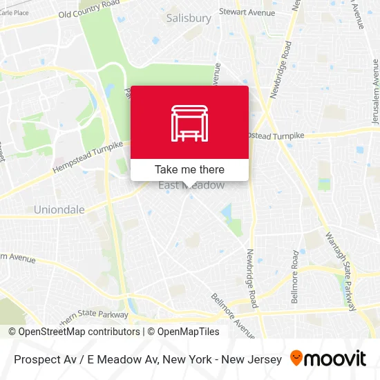 Prospect Av / E Meadow Av map