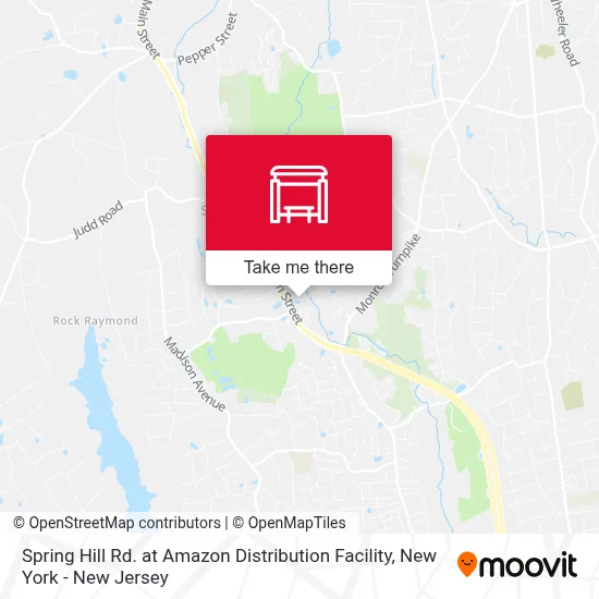 Spring Hill Rd. at Amazon Distribution Facility map