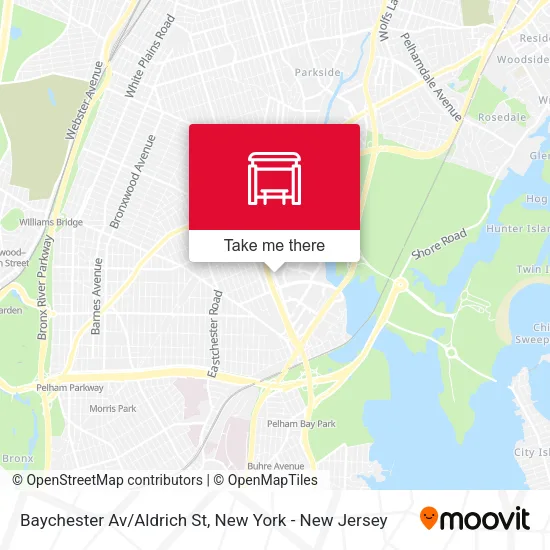 Baychester Av/Aldrich St map