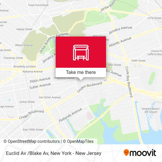 Euclid Av /Blake Av map