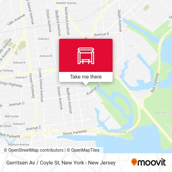 Gerritsen Av / Coyle St map