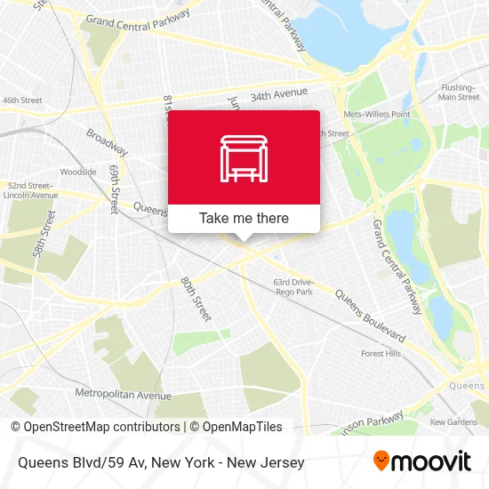 Queens Blvd/59 Av map