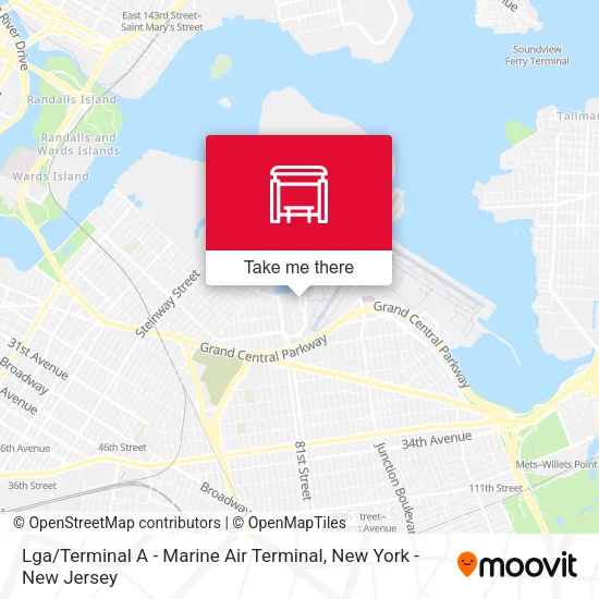 Mapa de Lga / Terminal A - Marine Air Terminal