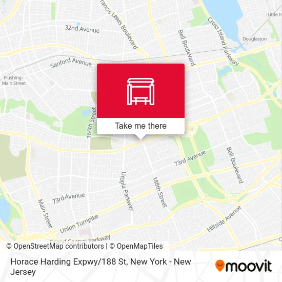 Horace Harding Expwy/188 St map