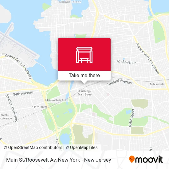 Main St/Roosevelt Av map