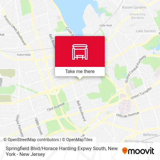 Springfield Blvd / Horace Harding Expwy South map