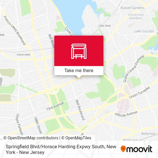 Springfield Blvd / Horace Harding Expwy South map