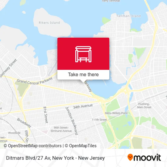 Ditmars Blvd/27 Av map