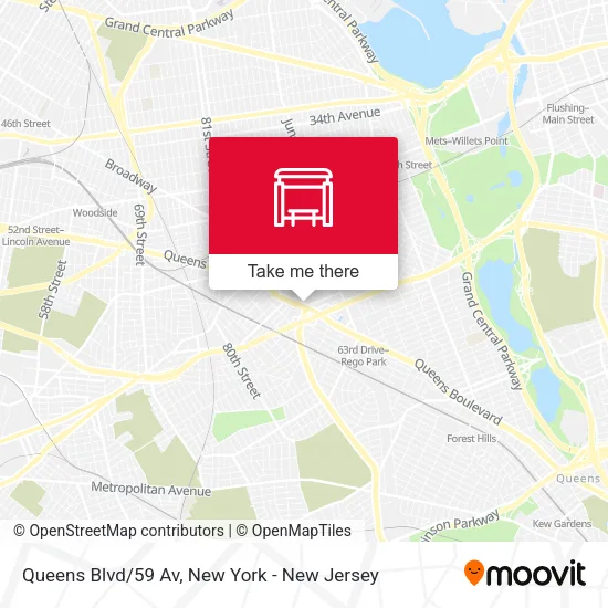 Queens Blvd/59 Av map