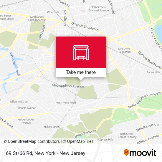 69 St/66 Rd map