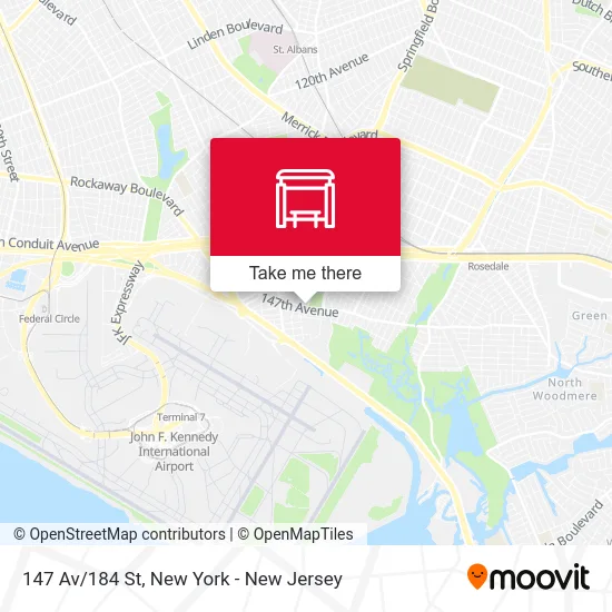 147 Av/184 St map